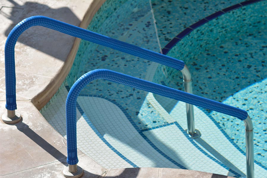 Koolgrips Rail Covers For Pools or Hot Tubs Blue 